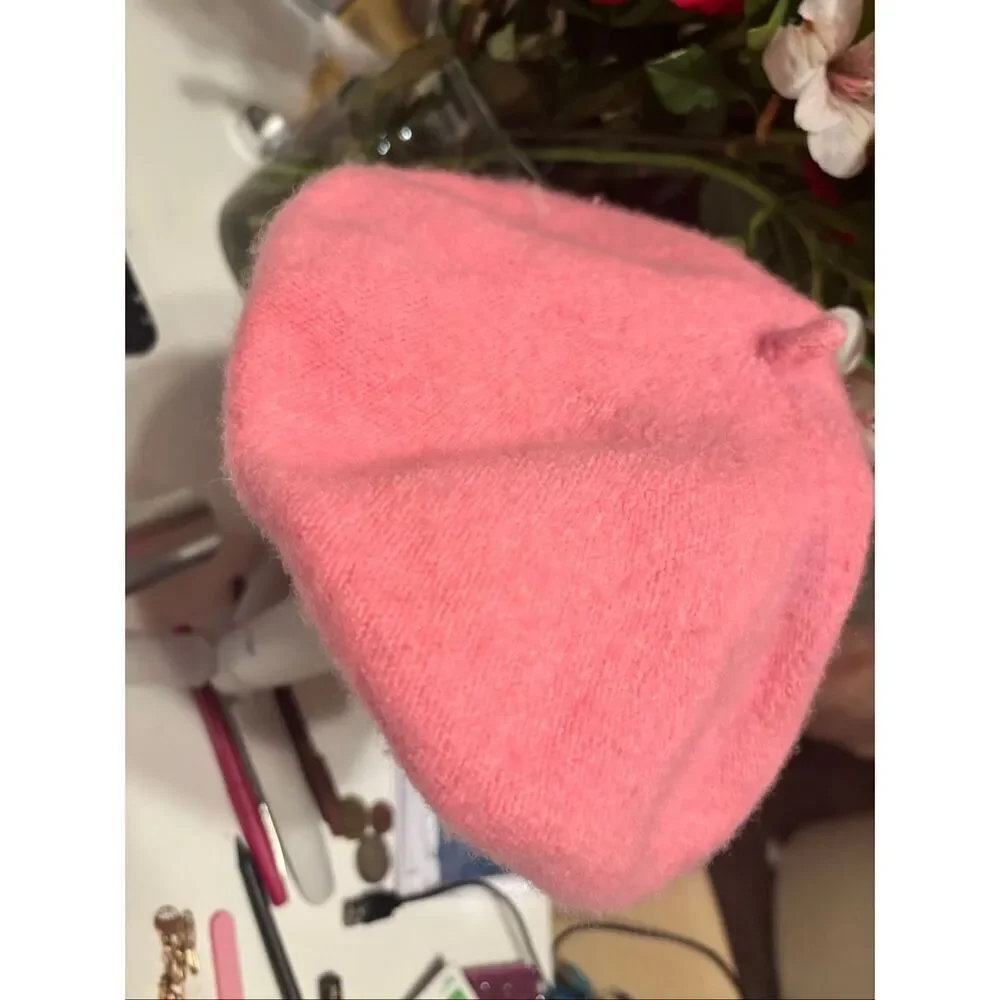 Pink Paris wool beret